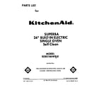KitchenAid KEBS146WBL0 front cover diagram