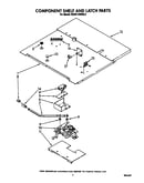 Component shelf and latch