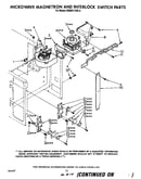 Microwave magnetron and interlock switch