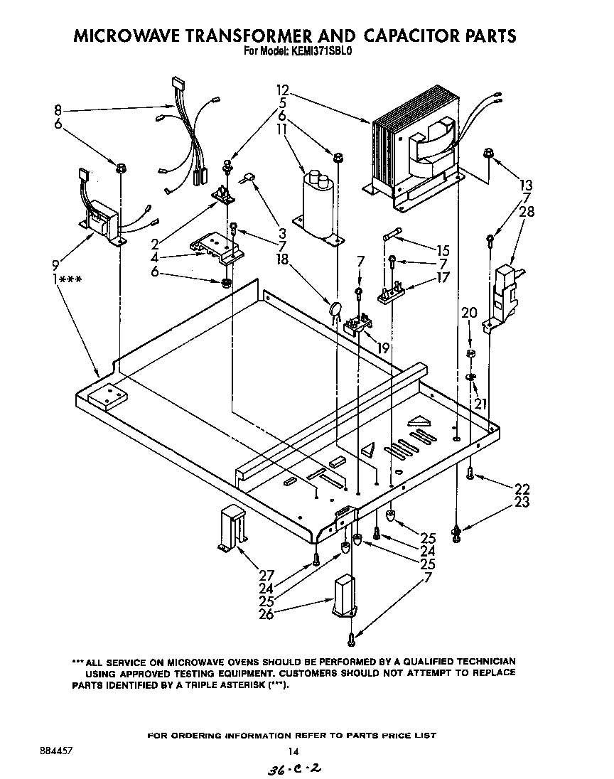 MICROWAVE TRANSFORMER AND CAPACITOR