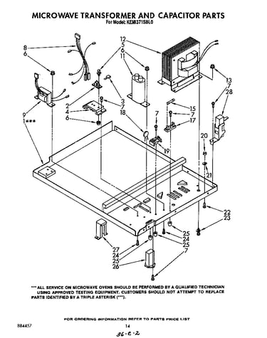 Microwave transformer and capacitor