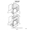 Whirlpool RB130PXV0 cabinet diagram