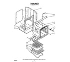 Whirlpool RB100PXV0 oven diagram