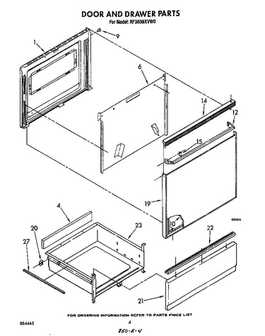 Door and drawer