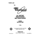 Whirlpool RF375PXVW0 front cover diagram