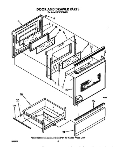 Door and drawer