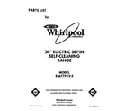 Whirlpool RS677PXV2 front cover diagram