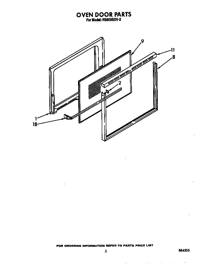 Oven door