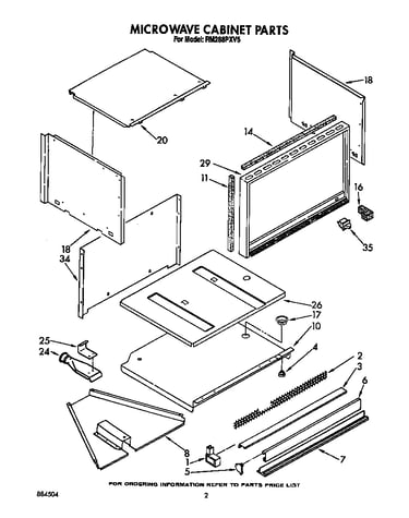 Microwave cabinet