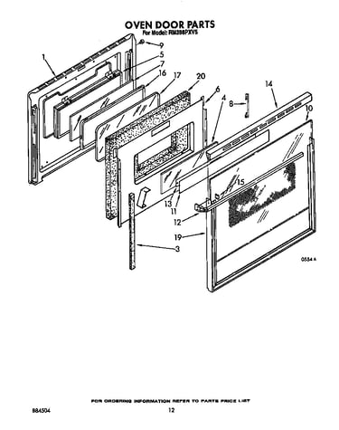 Oven door