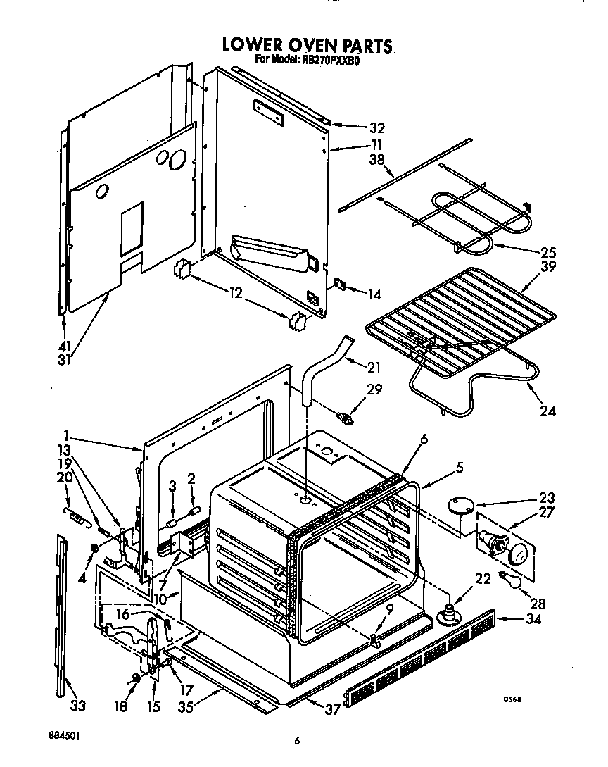Lower oven