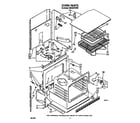 Whirlpool RB260PXXW0 oven diagram