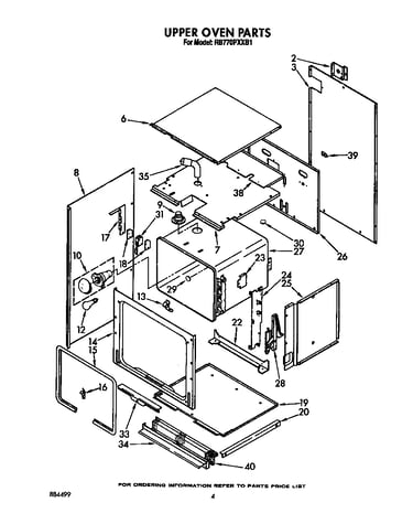 Upper oven
