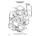 Whirlpool RB170PXXB1 upper oven diagram