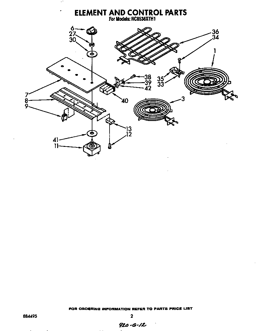 ELEMENT AND CONTROL