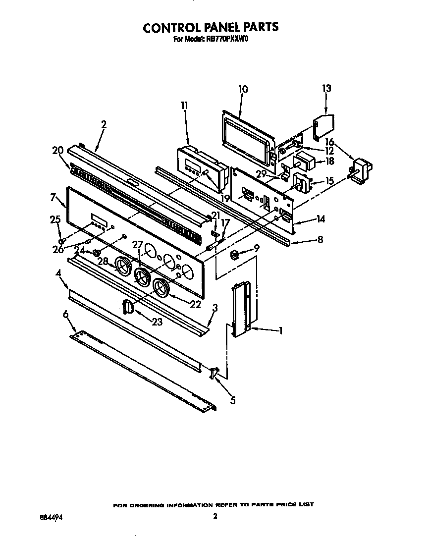 Control panel