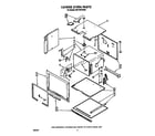 Whirlpool RB770PXXW0 lower oven diagram