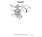 Whirlpool RB770PXXW0 oven liner diagram