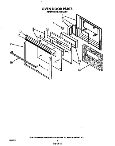 Oven door