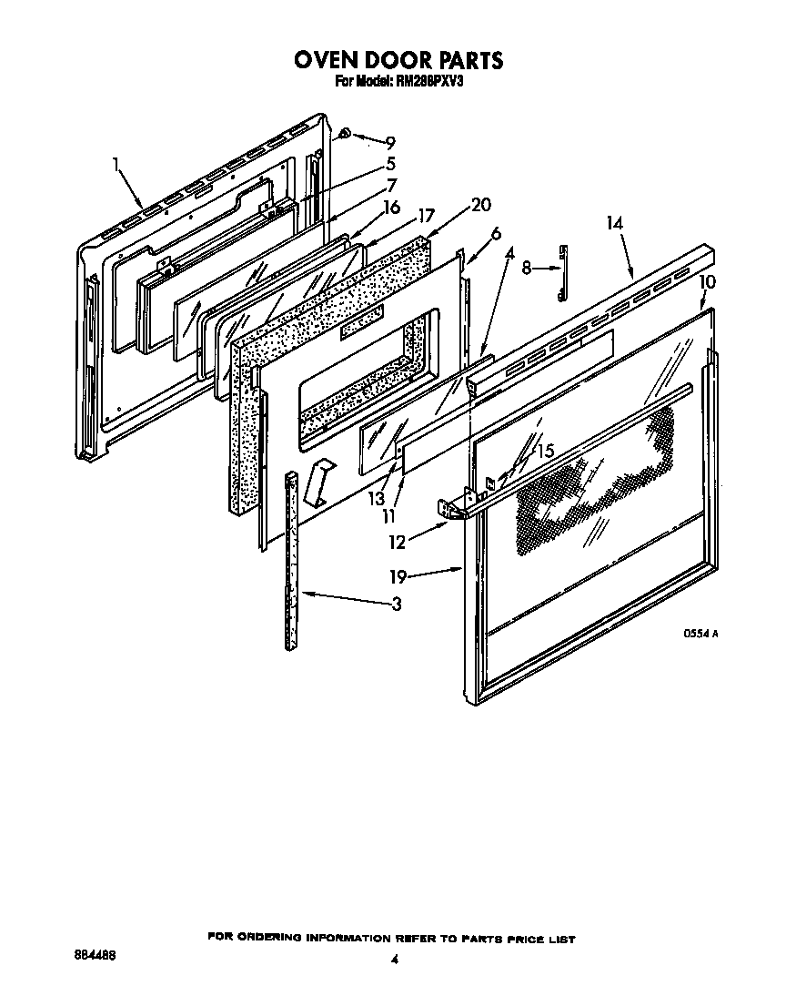 Oven door