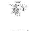 Whirlpool RB770PXXW3 oven liner diagram