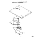 Whirlpool RM778PXXB0 component shelf and latch diagram
