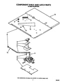 Component shelf and latch