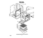 Whirlpool RB100PXV3 oven diagram