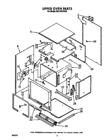 Upper oven