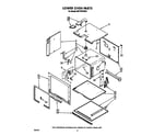 Whirlpool RB770PXXW2 lower oven diagram