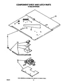 Component shelf and latch