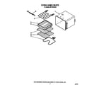 Whirlpool RB770PXXW2 oven liner diagram