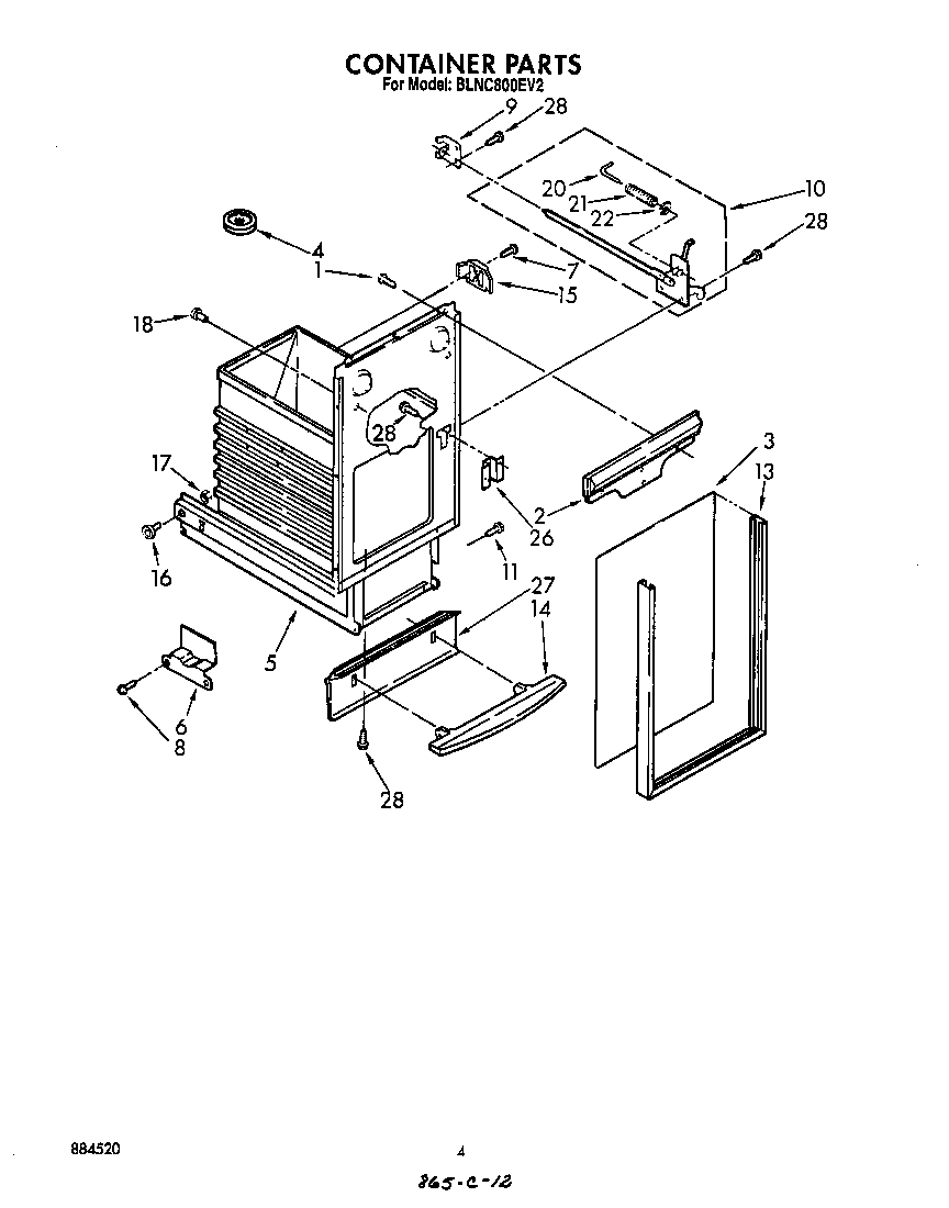 CONTAINER PARTS