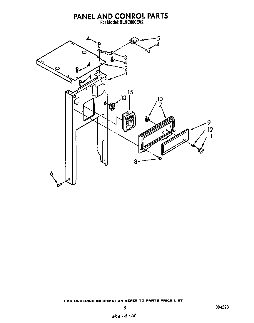 PANEL & CONTROL PARTS
