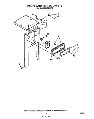 Panel & control parts
