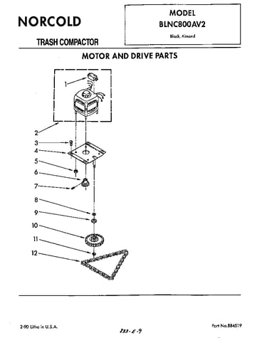 Motor and drive