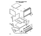 Whirlpool RM286PXV2 microwave cabinet diagram