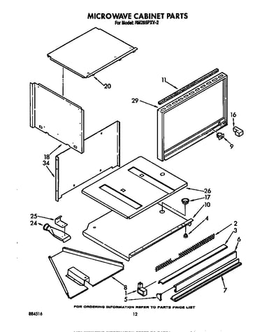 Microwave cabinet