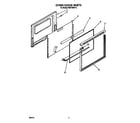 Whirlpool RM278BXV5 ovendoor diagram