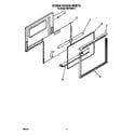 Whirlpool RM278BXV5 ovendoor diagram