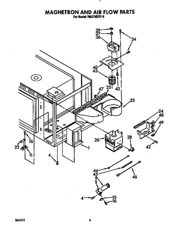Magnetron and air flow
