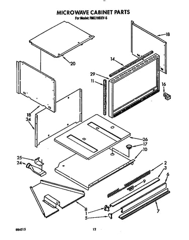 Microwave cabinet