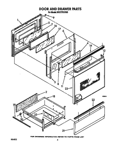 Door and drawer