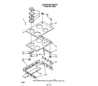 KitchenAid KEDT105VWH0 cook top diagram