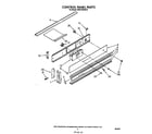 KitchenAid KEDT105VWH0 control panel diagram