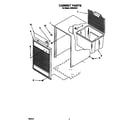 Whirlpool AD0402XZ1 cabinet parts diagram