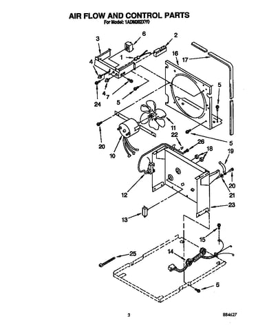 Air flow and control parts