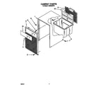 Whirlpool 1ADM302XY0 cabinet parts diagram