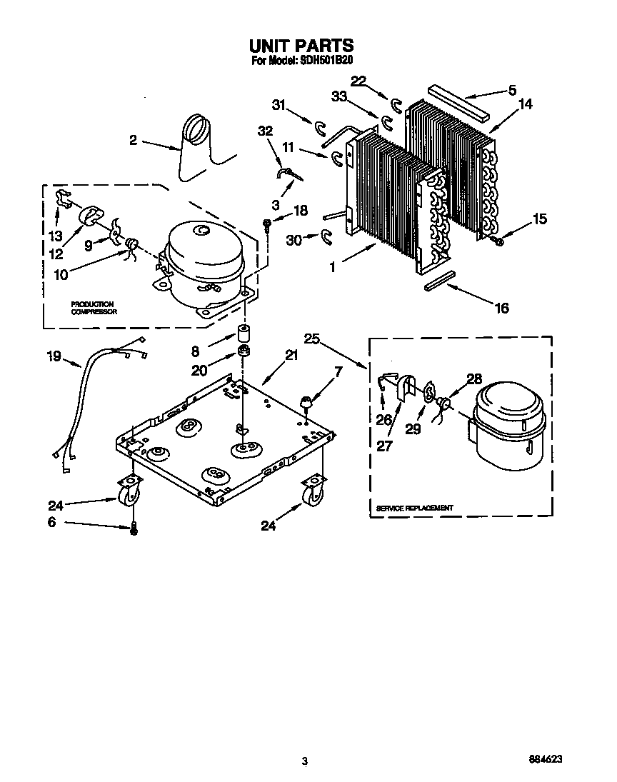 Unit parts