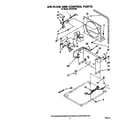 Whirlpool AD0402XS2 air flow and control parts diagram